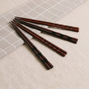 8 Pairs Japanese Classic Solid Wooden Chopsticks Set Gift Set for Kids sfgg