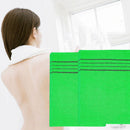 10x Sauna Rough Green Flat Mouth Body Scrub Towel Glove Massage Shower Bath