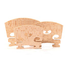 4pcs Maple Wood Violin Bridges for 1/8 Violin Musical Instrument Parts new CER