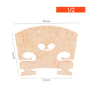 4pcs Maple Wood Violin Bridges for 1/2 Violin Musical Instrument Parts GIC