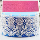 Silicone Cake Lace Pad Mold Fondant Decorating Wedding Flower Embossing Mould