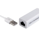 1Pcs White USB Ethernet LAN Adapter USB 2.0 high speed Interface USB ALT