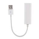 1Pcs White USB Ethernet LAN Adapter USB 2.0 high speed Interface USB ALT
