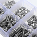 280Pcs M3 Stainless Steel Hex Screw Nuts Bolt Cap Hexagonal Nuts Kit S IBT