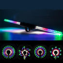 30 Pattern Colorful LED Bicycle Hub Light Night Cycling Tyre Wheel Warning