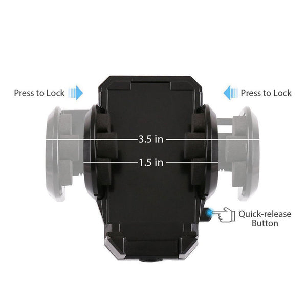 1* Mobile Phone Car Buckle Rack Stand Holder Bracket 360 Degree Rotati FQO
