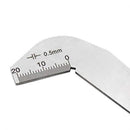 Stainless Steel Corner Front Edge Measuring Gage Twisted Drill Bit Angle G NIL