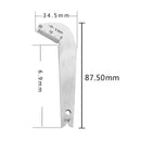 Stainless Steel Corner Front Edge Measuring Gage Twisted Drill Bit Angle G NIL