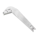 Stainless Steel Corner Front Edge Measuring Gage Twisted Drill Bit Angle G NIL