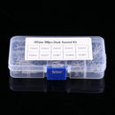 200pcs 10Values Rectifier Diode Assortment Electronic Kit 1N4001~071N58 TRU