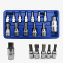 13Pcs Tamper Proof Torx Star Socket Bits Tool Kit Set 1/4 NOY BVM