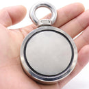Round Double Sided Super Strong Neodymium Fishing Magnet 600LB Pulling Force xz