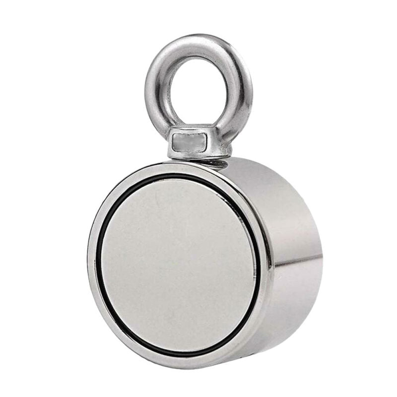 Round Double Sided Super Strong Neodymium Fishing Magnet 600LB Pulling Force xz