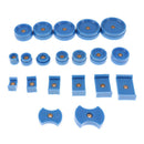 20PCS Watchmaker Tool Watch Press Set Back Case Closer Crystal Fitting Kit MYG