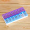 2Colors 14 Grids Double Row Medicine Pill Box Storage Container Organizer DRM