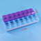2Colors 14 Grids Double Row Medicine Pill Box Storage Container Organizer DRM