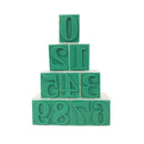 Plastic Stamp English Alphabet Letter Number Symbol Rolling Scrapbooking TCM