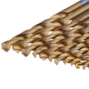 19x HSS Metric Drill Bit Set Titanium Coated Drills Metal Wood 1-10mm DIY Tools