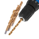 19x HSS Metric Drill Bit Set Titanium Coated Drills Metal Wood 1-10mm DIY Tools