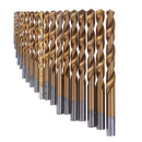 19x HSS Metric Drill Bit Set Titanium Coated Drills Metal Wood 1-10mm DIY Tools