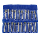 20x 3MM 6MM Diamond Burr Set Grinding Drill Bits Set Rotary Tool Kit HHJ