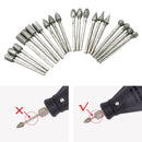 20x 3MM 6MM Diamond Burr Set Grinding Drill Bits Set Rotary Tool Kit UVS