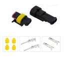 New 5 Kit 2 Pins Way Car Waterproof Electrical Connector Plug Wire AWG Marine