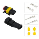 New 5 Kit 2 Pins Way Car Waterproof Electrical Connector Plug Wire AWG Marine