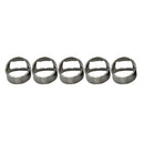 5Pcs Compact Stainless Steel Finger Ring Bottle Caps Openers Outdoor Travel