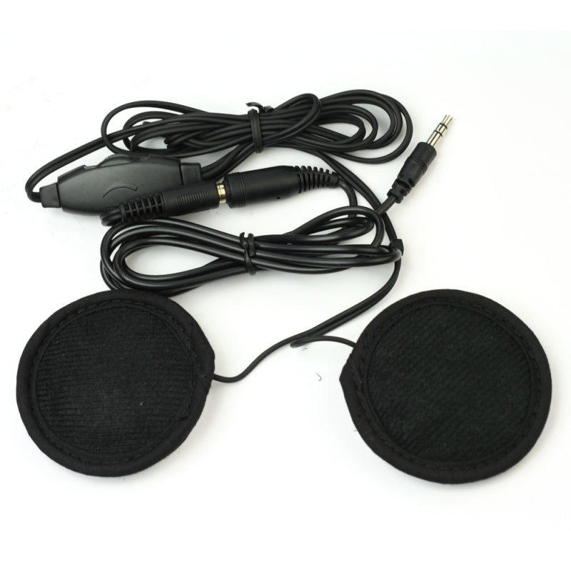 New 3.5mm Motorbike Helmet Speakers for MP3 Motorcycle Bike with Volume Control