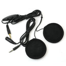 New 3.5mm Motorbike Helmet Speakers for MP3 Motorcycle Bike with Volume Control
