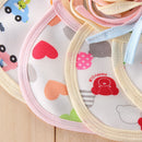 10Pcs/lot Cotton Baby Bibs Boy Girls Saliva towels infant Bibs KVB