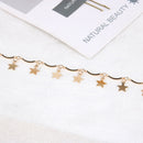 Lucky Star Choker Necklace Pendant Disc Chain Statement Necklace For Par IRJ