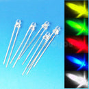 100pcs 3mm LED Red Green Blue Yellow White Ultra Bright Light Bulbs Lamp 8000mcd