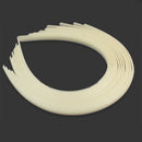 Wholesale Lots 12 White Plain Women Plastic Hair Hoop Band Headbands for Craft