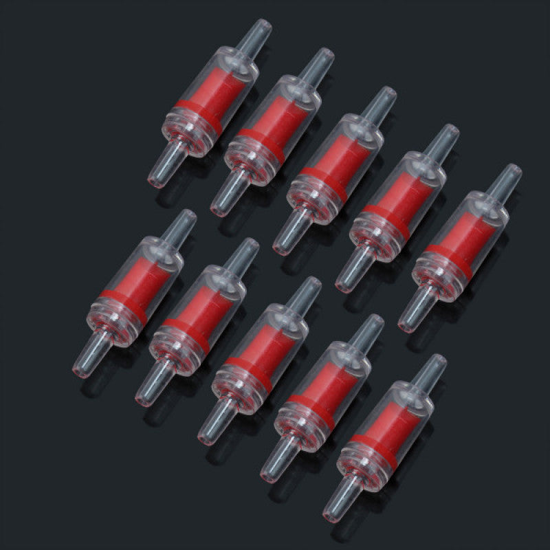 10 Pcs Plastic Non-Return One Way Check Valve for Aquarium Co2 System Air Pump