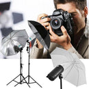 WHITE 33"Translucent Photography Soft Light Photo Studio Video Umbrella Camera