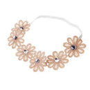 Lovely Newborn Girl Baby Toddler Kids Flower Headband Elastic Hair Band He OQF