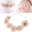 Lovely Newborn Girl Baby Toddler Kids Flower Headband Elastic Hair Band  SEC