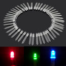 20x RGB LEDs Water Clear Lens 5mm Common Anode Red Green Blue Round 4 Pin