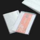 Transparent-Plastic Cover Protection Bank Card ID Card Sleeves Practical 10 pcs