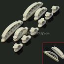 10Pcs Portable Home Office Desk Cable Cord Clips PC TV Wire Holder Organiser