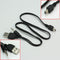 51cm Length Mini 5 Pin Male to 3.5mm Aux + Standard USB Charging Audio Cable