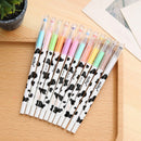 12 x Cute Milky Gel Pens Ballpoint Pen-Set Study Stationery Student Su CRK