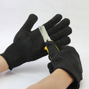 1 Pair Black Cut Resistant Anti-scratch Anti-static Work Protective Gloves Hot