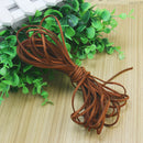 1 Roll Suede Leather String Cords For Bracelet Necklace Jewelry Making DIY Brown