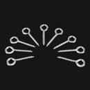 200Pcs Mini Eye Pin Eyelets Screw Peg Tail Clay Jewelry Making Findings 12mm
