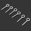 200Pcs Mini Eye Pin Eyelets Screw Peg Tail Clay Jewelry Making Findings 12mm