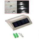Solar Power Light LED Step Stair Wall Deck Garden Yard Pathway Lamp Outdoor
