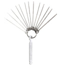 Guitar Nut Slotting File Kit Saw Rods Slot Filing Set Luthier Guitar Repair Tool